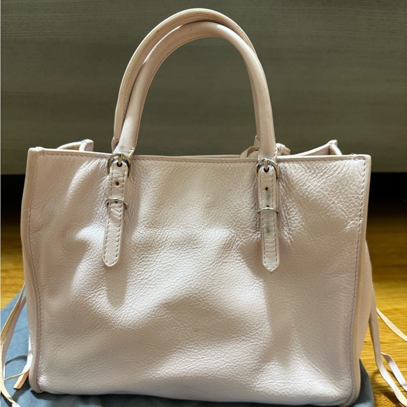 Balenciaga Papier Mini Leather Satchel (Pink) - Picture 4 of 8